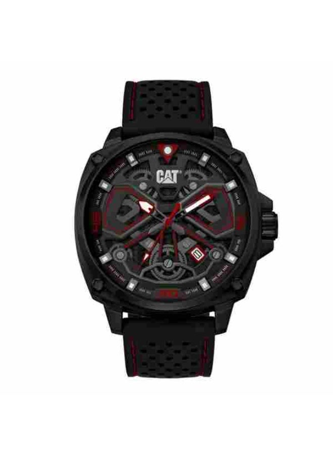 CAT AJ.161.21.128 Men Watch 44mm case (Black/Red) - Image 1
